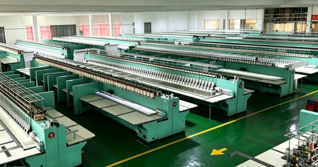 embroidery machine for custom patches production