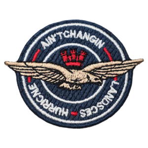 Custom flat embroidery patches manufactured by SG Patches