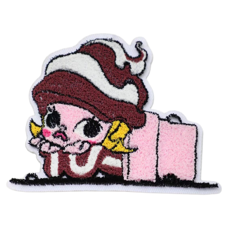 Custom toothbrush embroidery patches produced by SG Patches