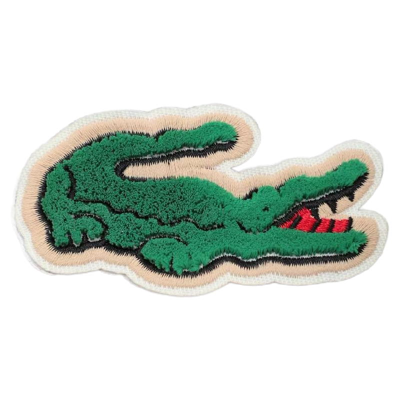 Custom toothbrush embroidery patches produced by SG Patches