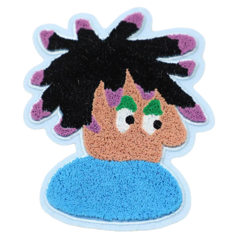 Custom toothbrush embroidery patches produced by SG Patches